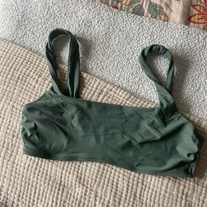 Aerie Sage Green Bikini Top